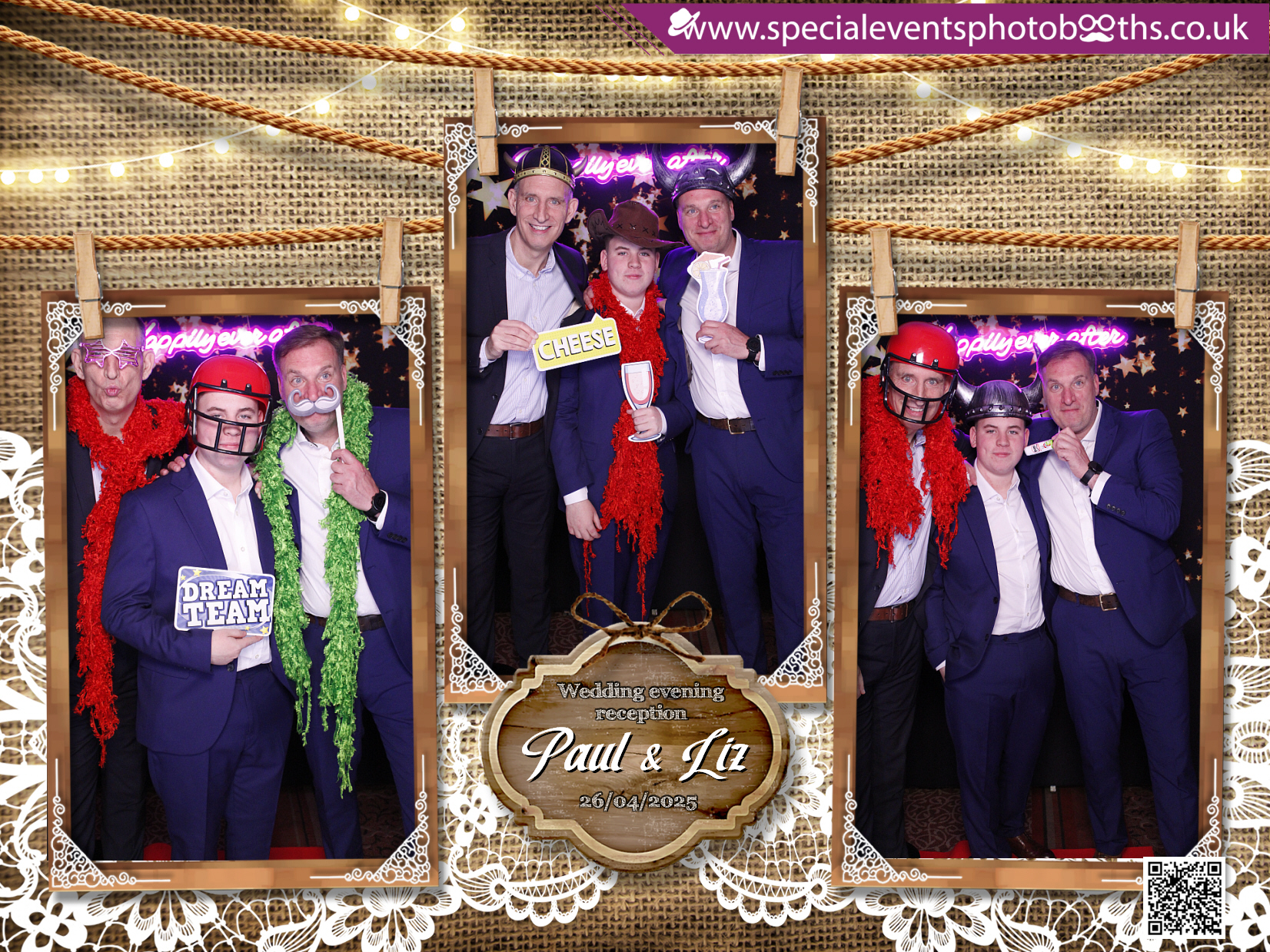 Paul & Liz's Wedding Reception | View more photos from the event at my.specialeventsphotobooths.co.uk/u/SpecialEventsPhotoBooths/Paul-Lizs-Wedding-Reception