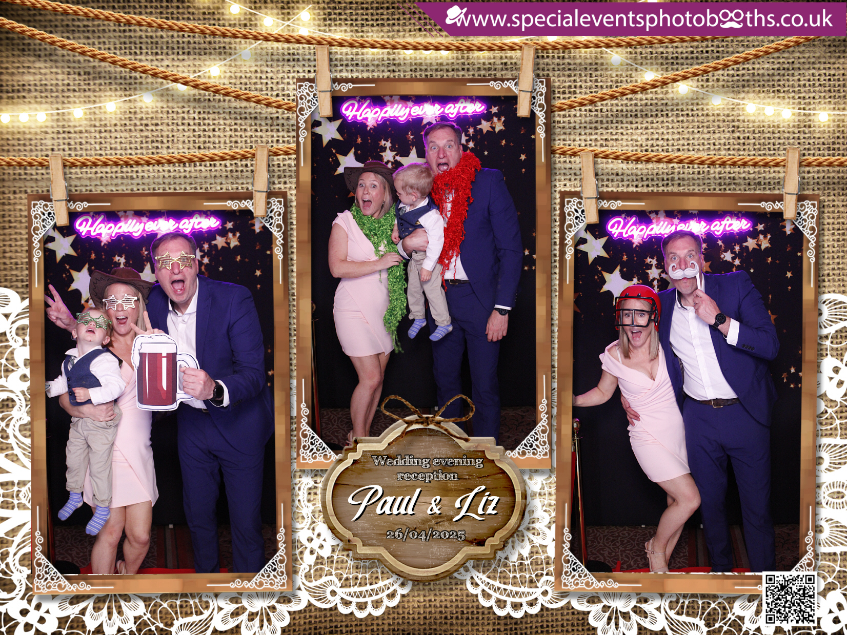 Paul & Liz's Wedding Reception | View more photos from the event at my.specialeventsphotobooths.co.uk/u/SpecialEventsPhotoBooths/Paul-Lizs-Wedding-Reception