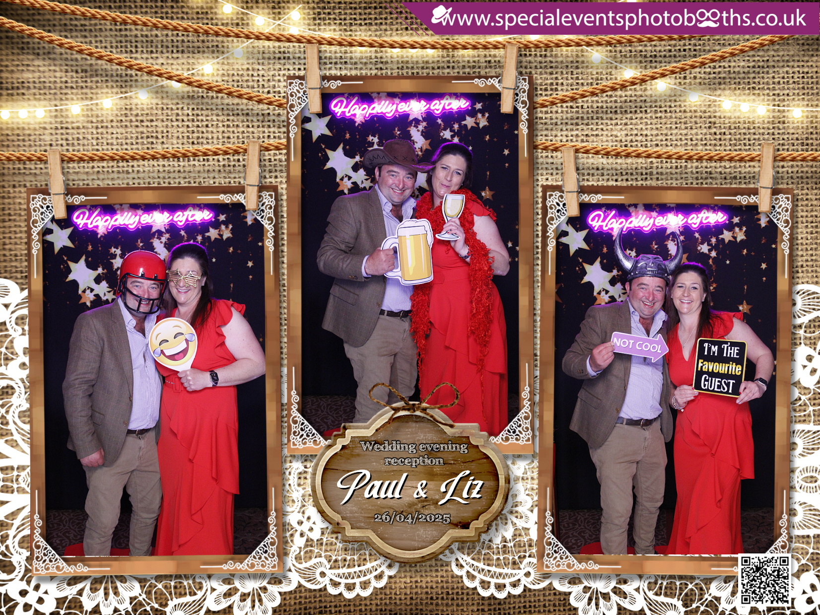 Paul & Liz's Wedding Reception | View more photos from the event at my.specialeventsphotobooths.co.uk/u/SpecialEventsPhotoBooths/Paul-Lizs-Wedding-Reception