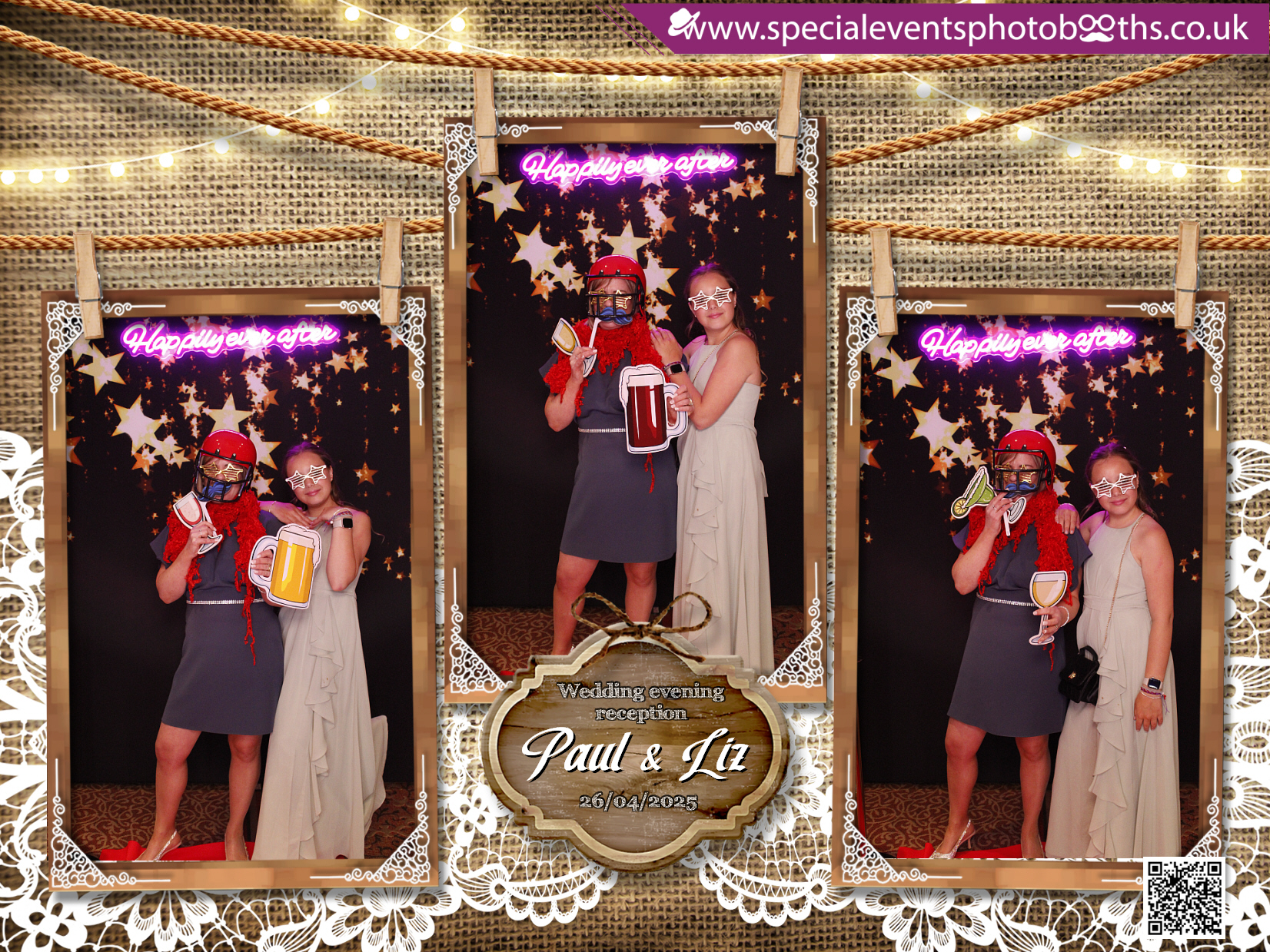 Paul & Liz's Wedding Reception | View more photos from the event at my.specialeventsphotobooths.co.uk/u/SpecialEventsPhotoBooths/Paul-Lizs-Wedding-Reception