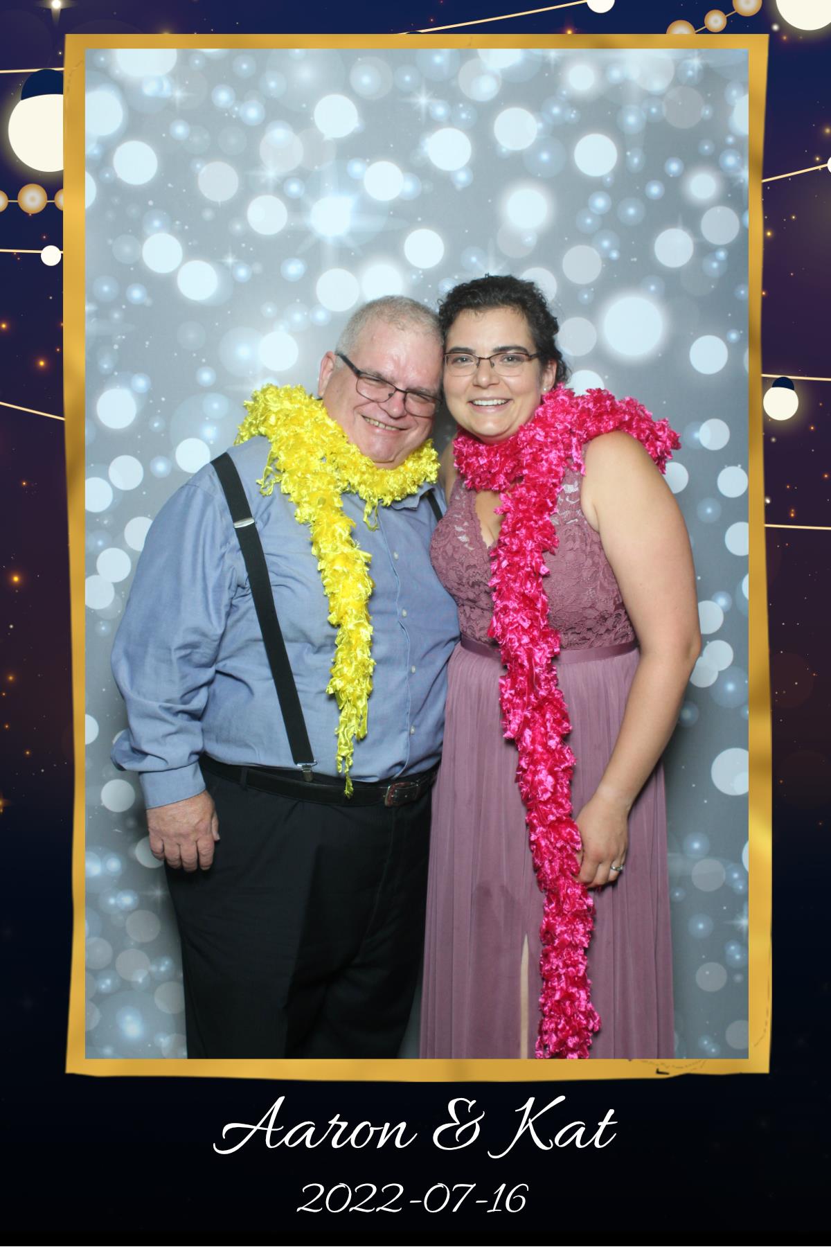 Aaron & Kat | View more photos from the event at gallery.myselfiemirror.ca/u/romanmyselfiemirrorca/Aaron-Kat