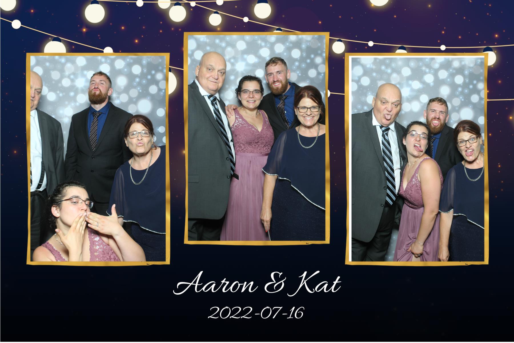 Aaron & Kat | View more photos from the event at gallery.myselfiemirror.ca/u/romanmyselfiemirrorca/Aaron-Kat