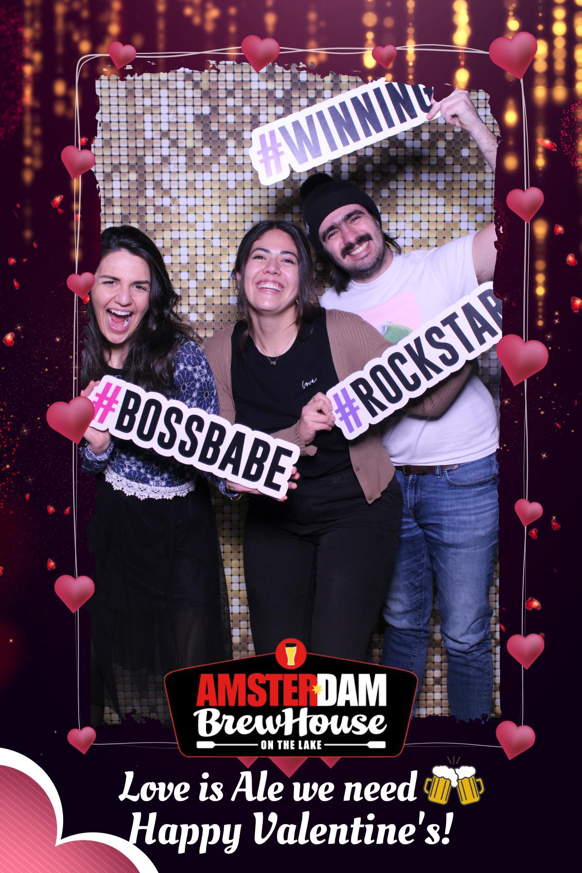 Amsterdam Brewery Valentine's Weekend  | View more photos from the event at gallery.myselfiemirror.ca/u/romanmyselfiemirrorca/Amsterdam-Brewery-Valentines-Weekend