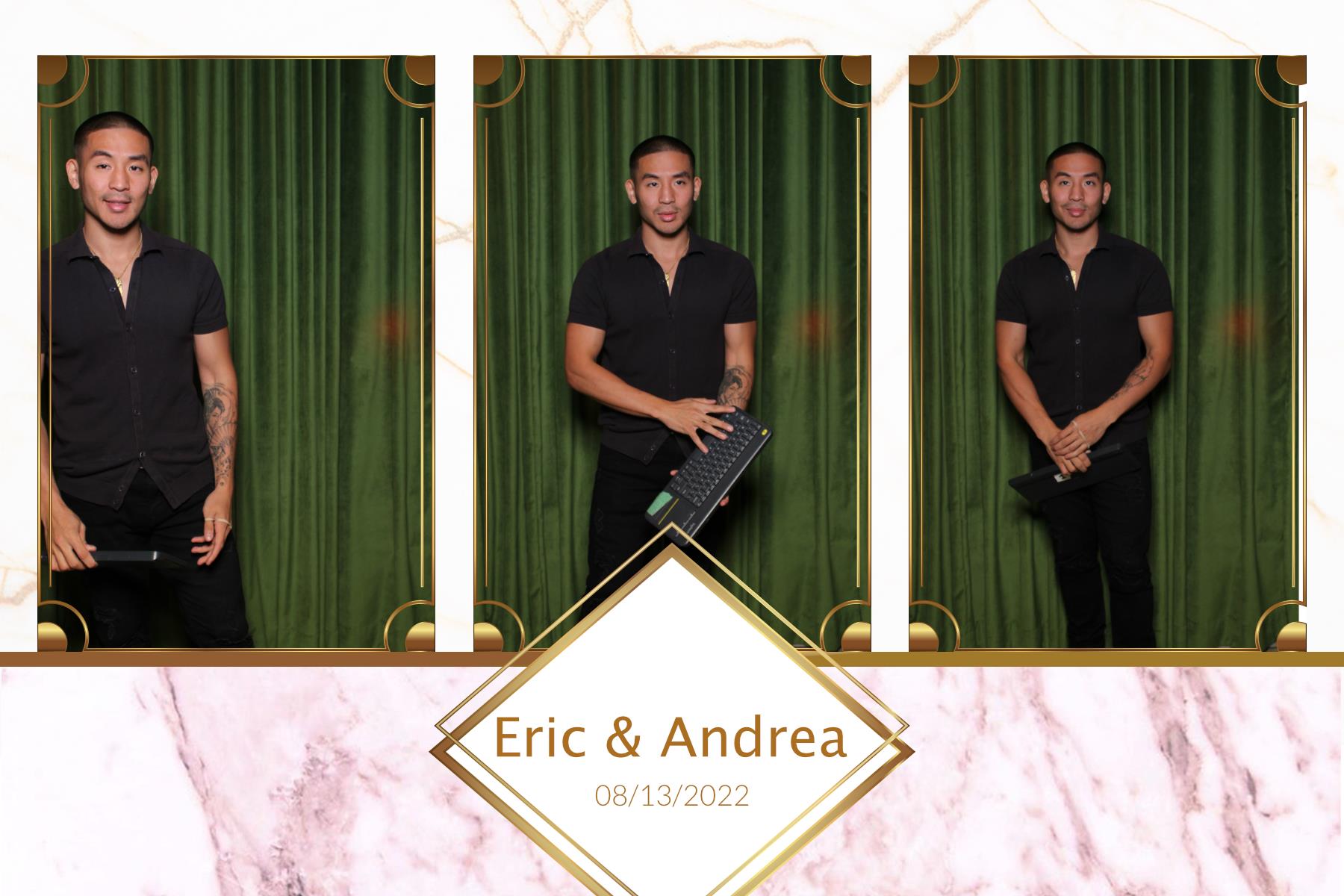 Andrea & Eric | View more photos from the event at gallery.myselfiemirror.ca/u/romanmyselfiemirrorca/Andrea-Eric