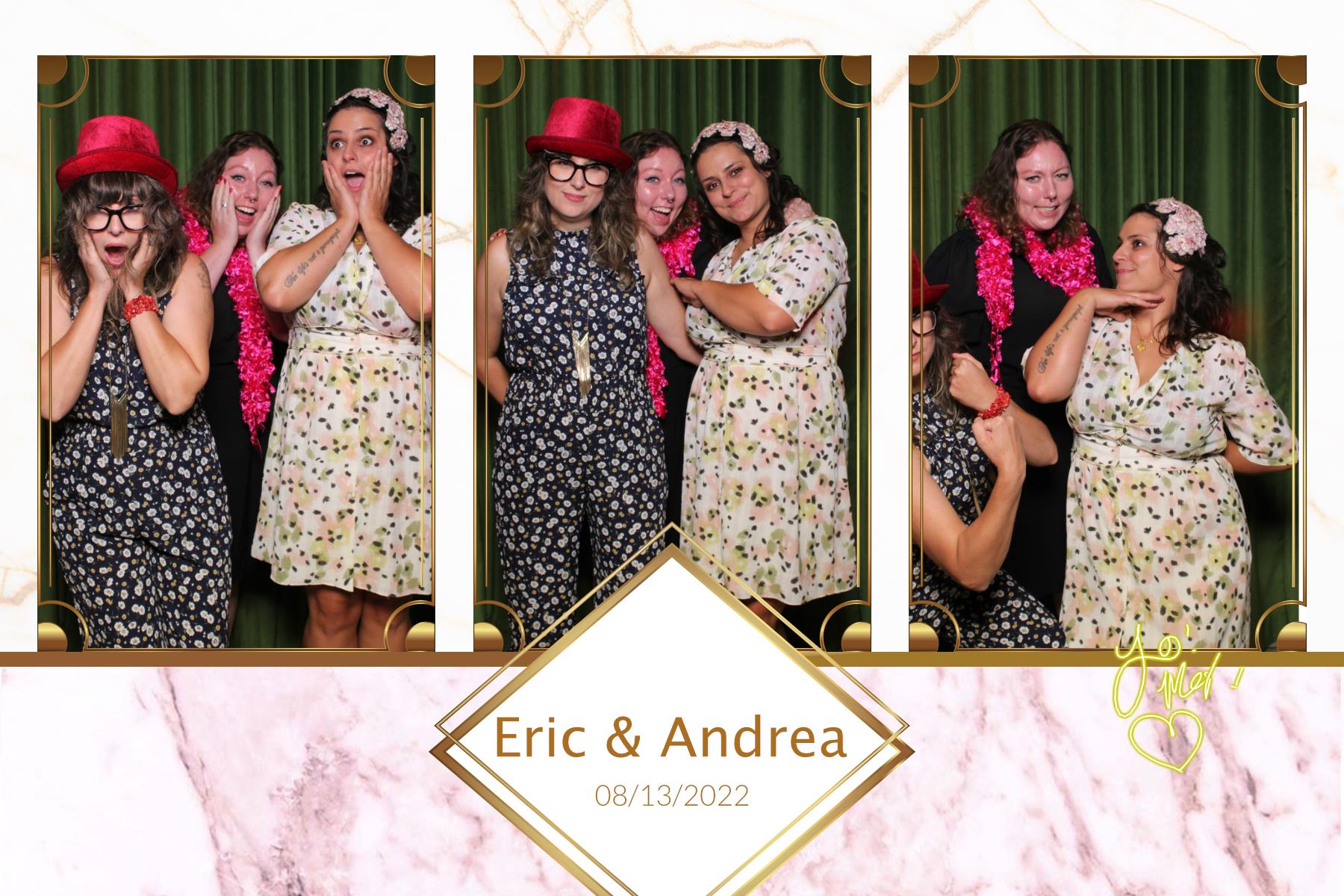 Andrea & Eric | View more photos from the event at gallery.myselfiemirror.ca/u/romanmyselfiemirrorca/Andrea-Eric