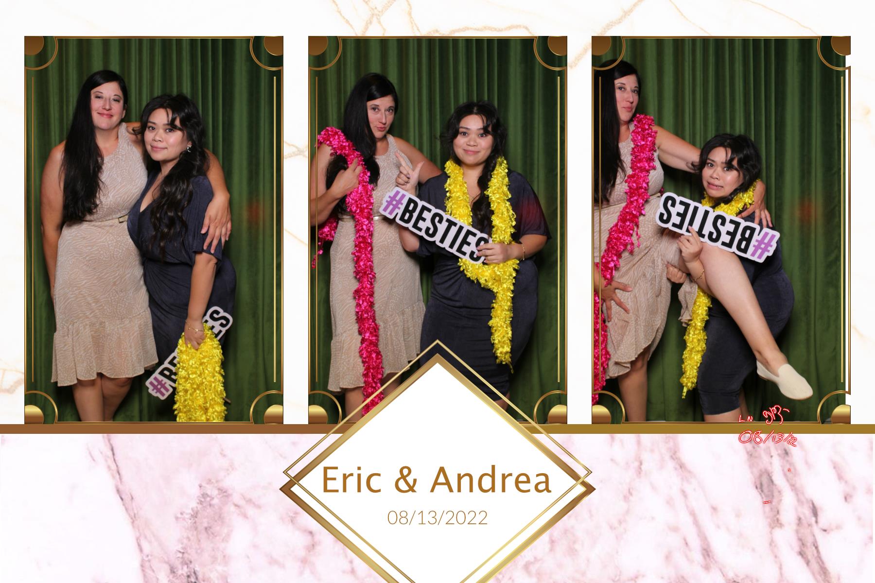 Andrea & Eric | View more photos from the event at gallery.myselfiemirror.ca/u/romanmyselfiemirrorca/Andrea-Eric