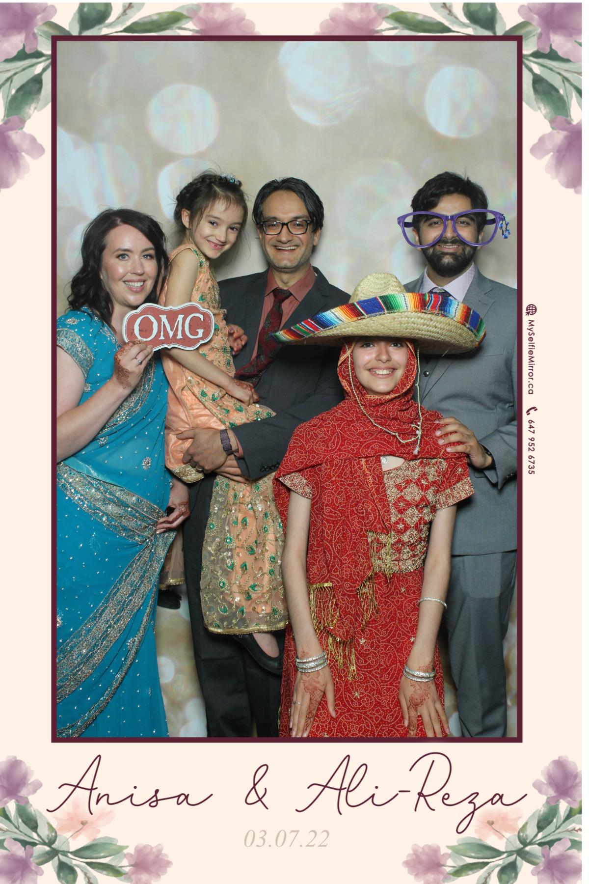 Anisa & Ali | View more photos from the event at gallery.myselfiemirror.ca/u/romanmyselfiemirrorca/Anisa-Ali