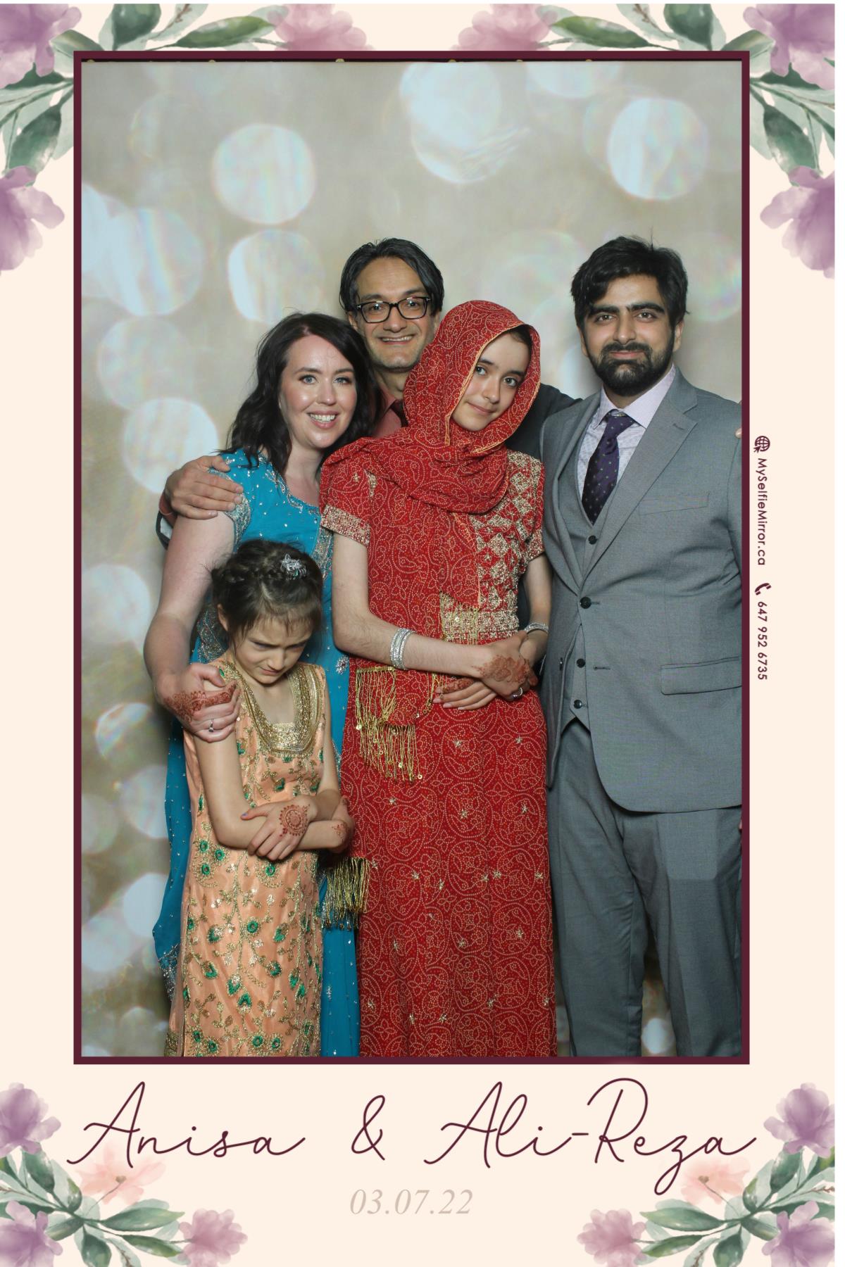 Anisa & Ali | View more photos from the event at gallery.myselfiemirror.ca/u/romanmyselfiemirrorca/Anisa-Ali
