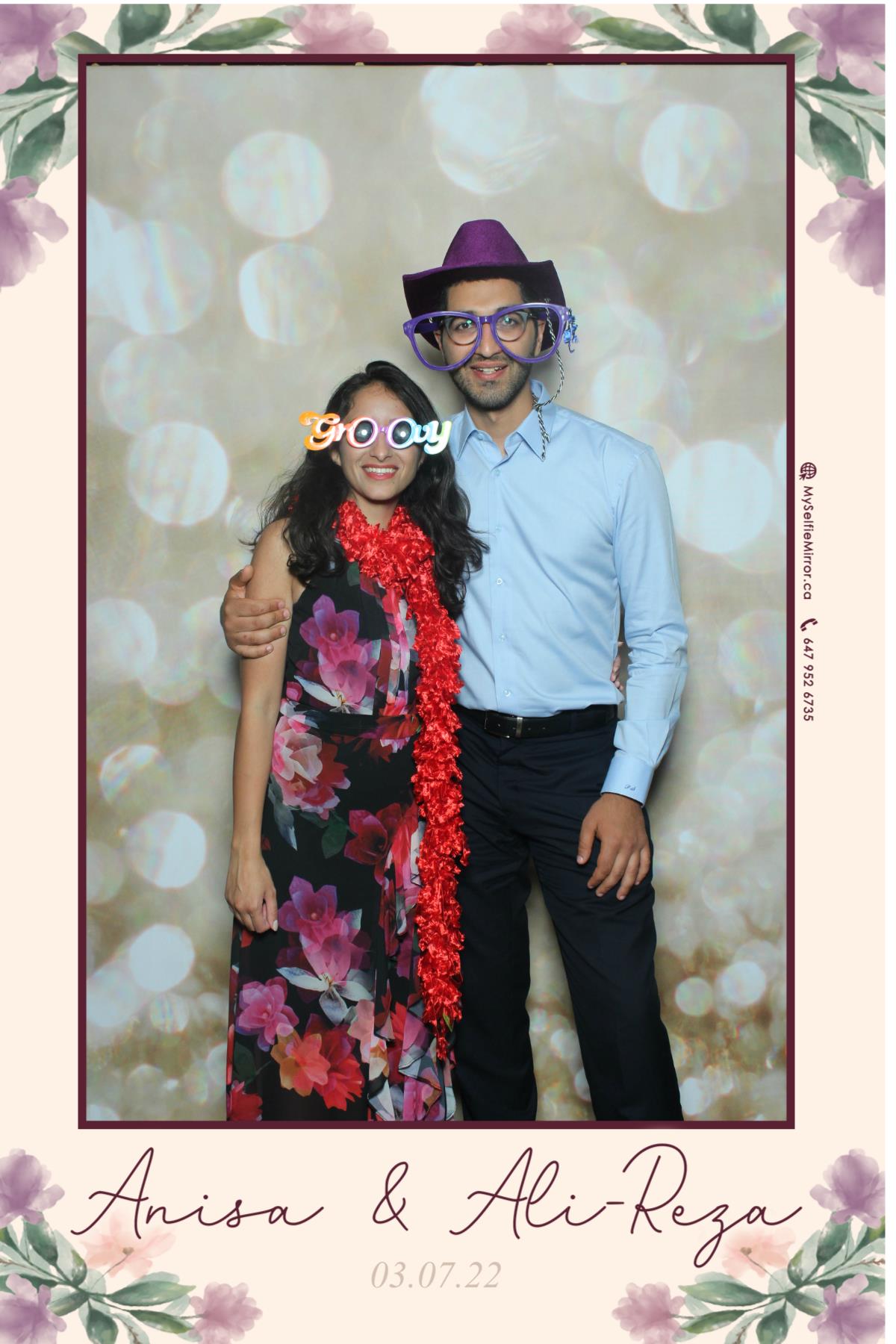 Anisa & Ali | View more photos from the event at gallery.myselfiemirror.ca/u/romanmyselfiemirrorca/Anisa-Ali