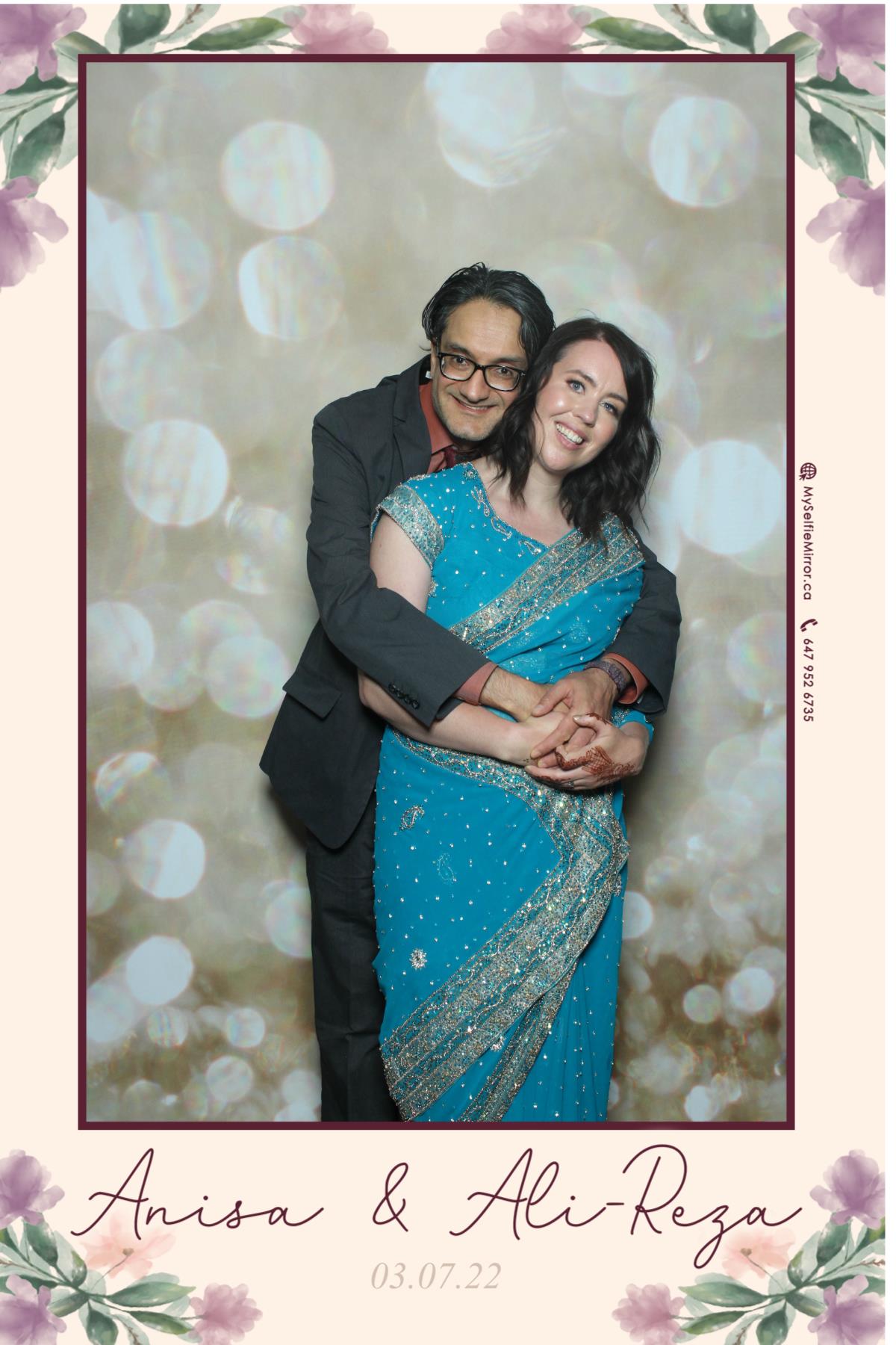 Anisa & Ali | View more photos from the event at gallery.myselfiemirror.ca/u/romanmyselfiemirrorca/Anisa-Ali