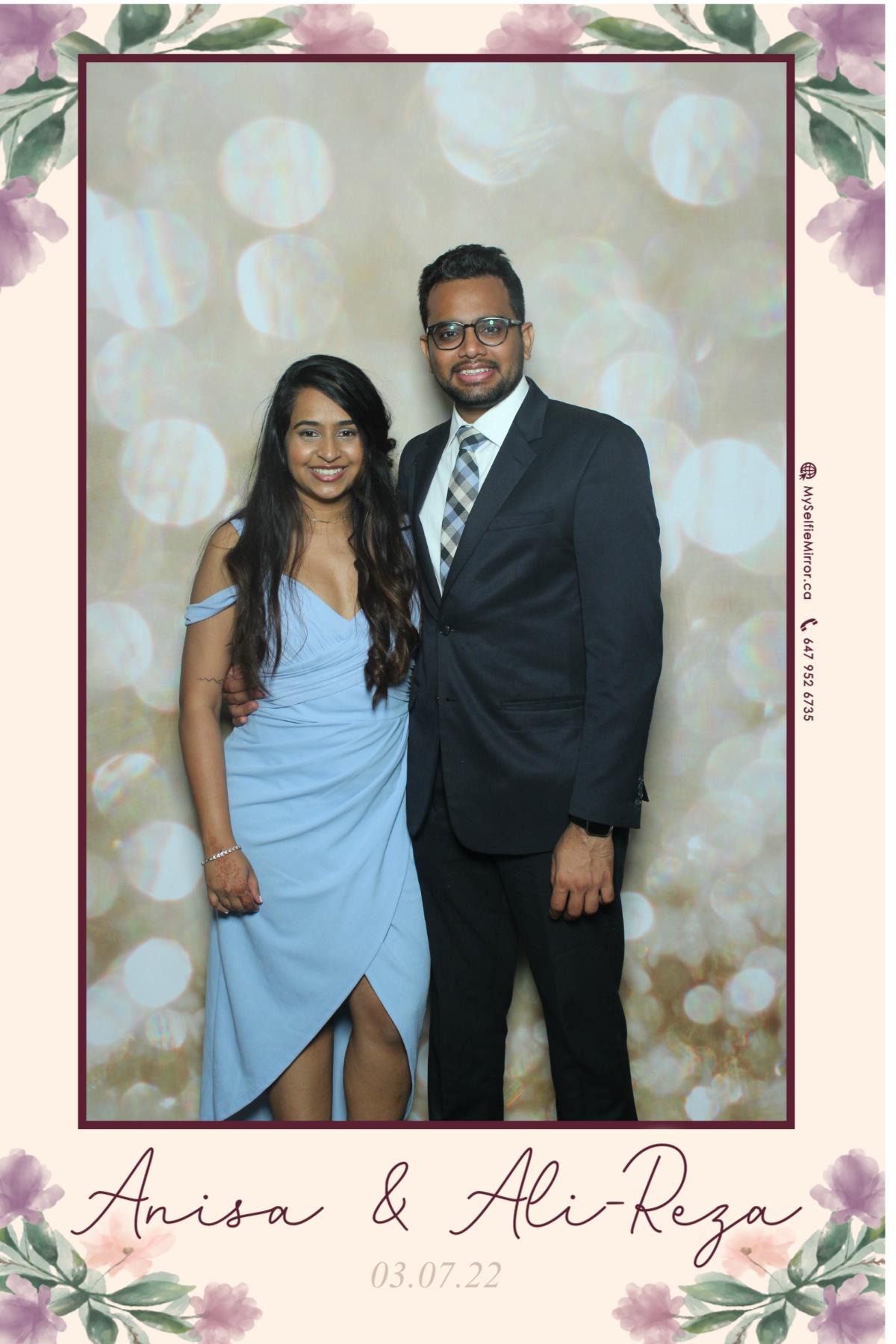 Anisa & Ali | View more photos from the event at gallery.myselfiemirror.ca/u/romanmyselfiemirrorca/Anisa-Ali