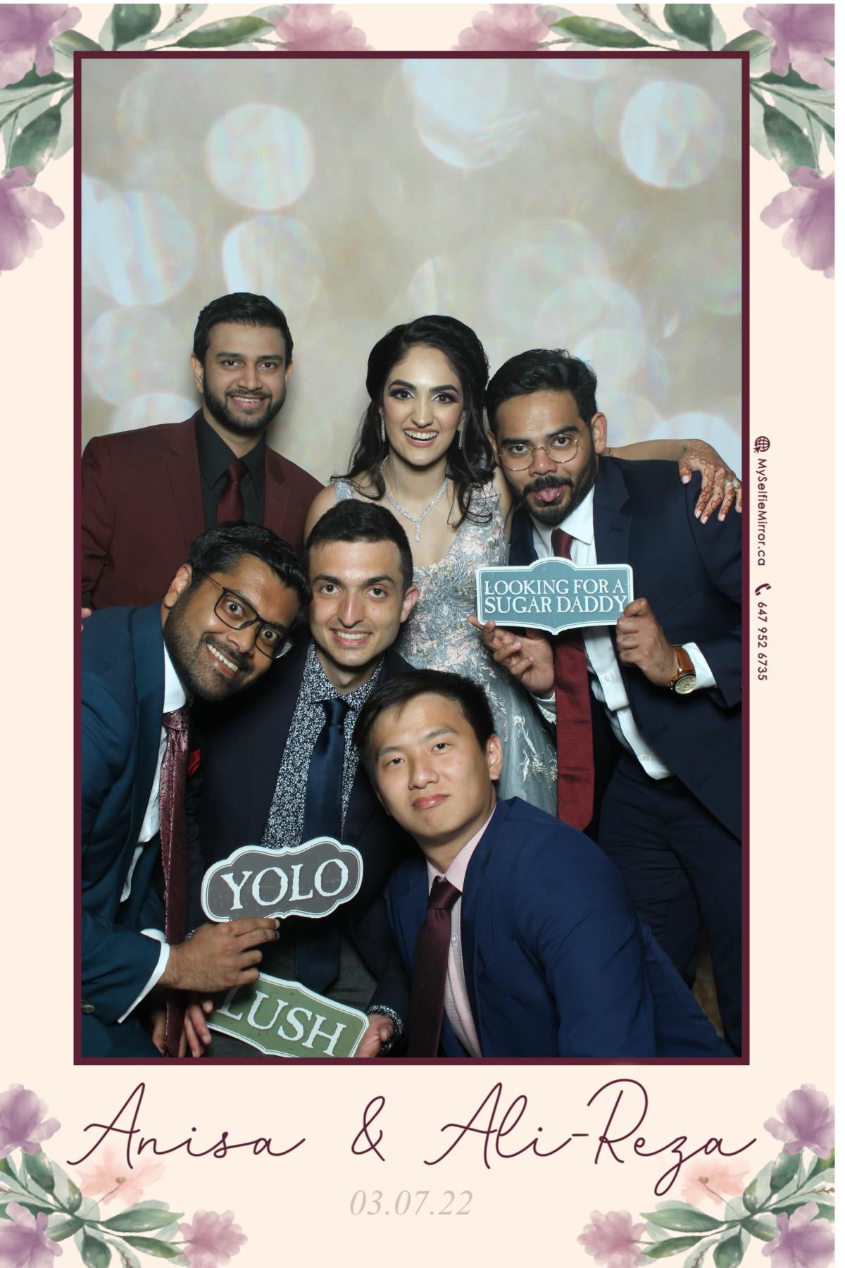 Anisa & Ali | View more photos from the event at gallery.myselfiemirror.ca/u/romanmyselfiemirrorca/Anisa-Ali