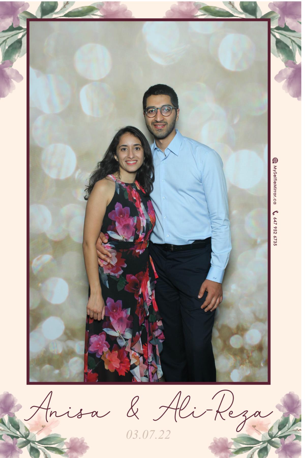Anisa & Ali | View more photos from the event at gallery.myselfiemirror.ca/u/romanmyselfiemirrorca/Anisa-Ali