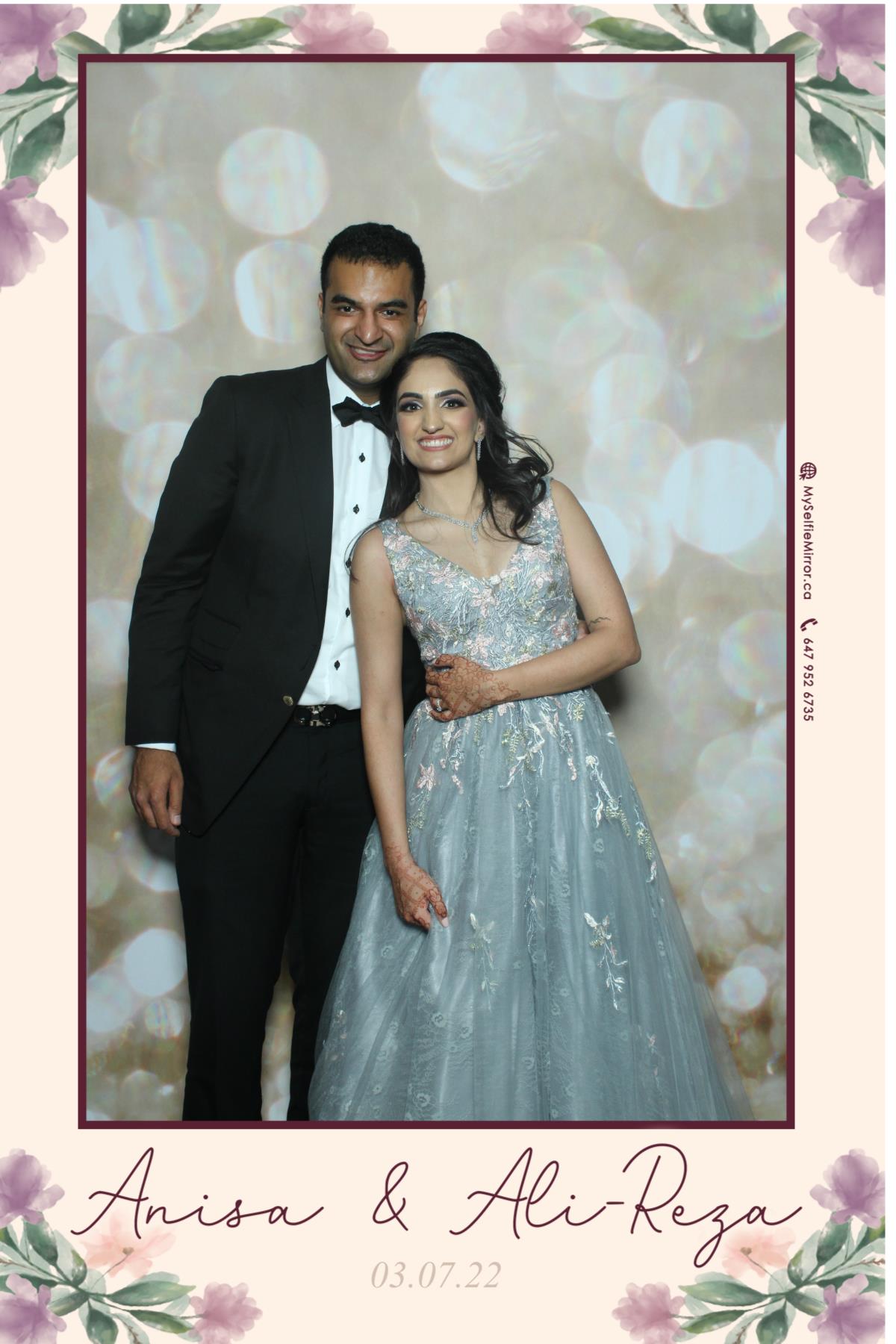 Anisa & Ali | View more photos from the event at gallery.myselfiemirror.ca/u/romanmyselfiemirrorca/Anisa-Ali