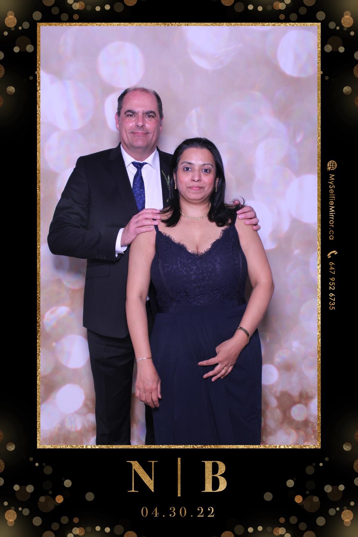 Brian & Nadia  | View more photos from the event at gallery.myselfiemirror.ca/u/romanmyselfiemirrorca/Brian-Nadia