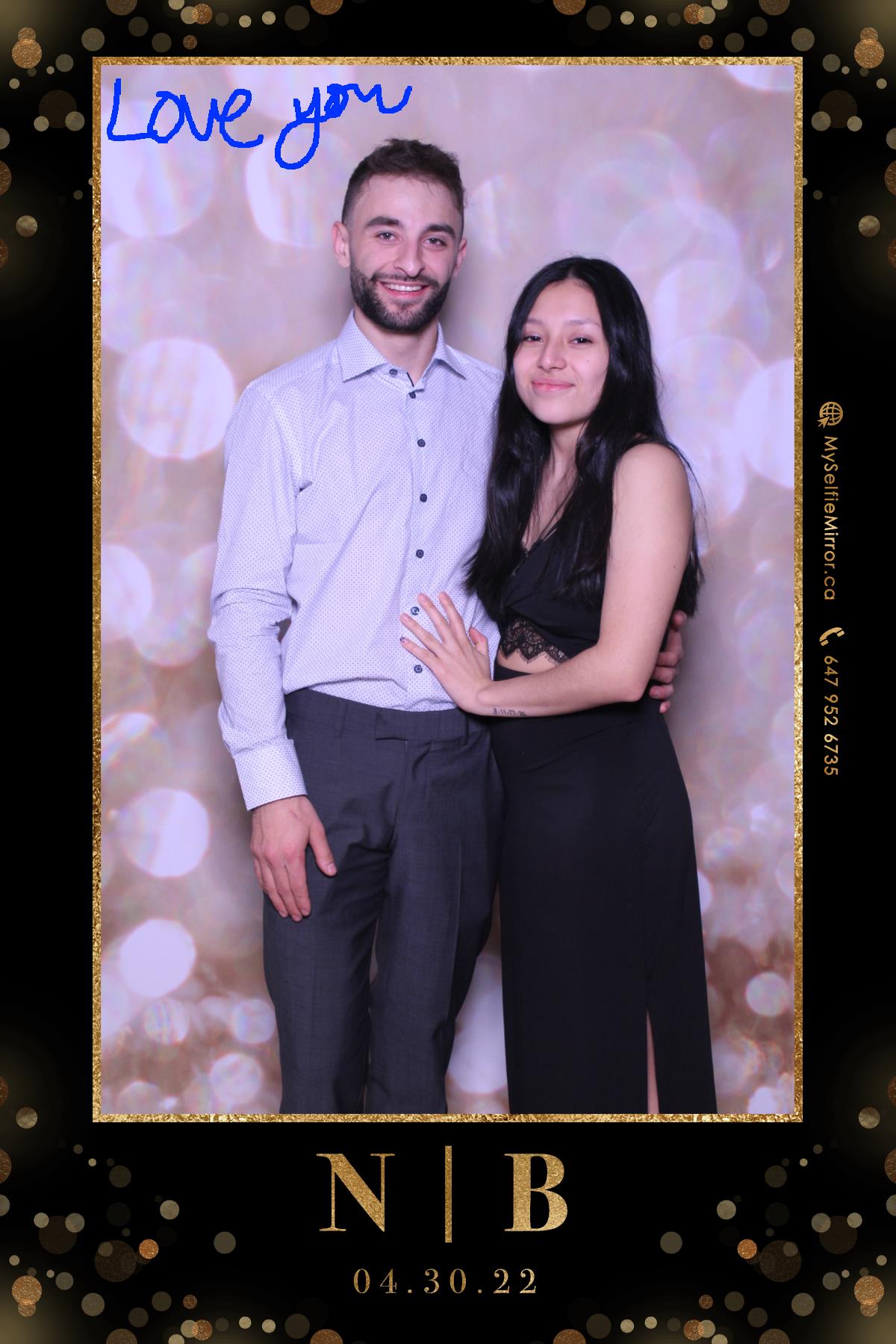 Brian & Nadia  | View more photos from the event at gallery.myselfiemirror.ca/u/romanmyselfiemirrorca/Brian-Nadia