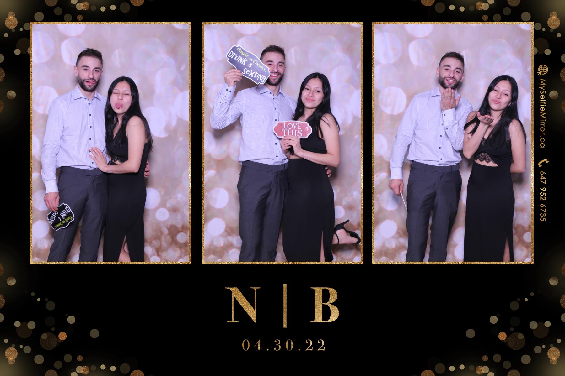 Brian & Nadia  | View more photos from the event at gallery.myselfiemirror.ca/u/romanmyselfiemirrorca/Brian-Nadia