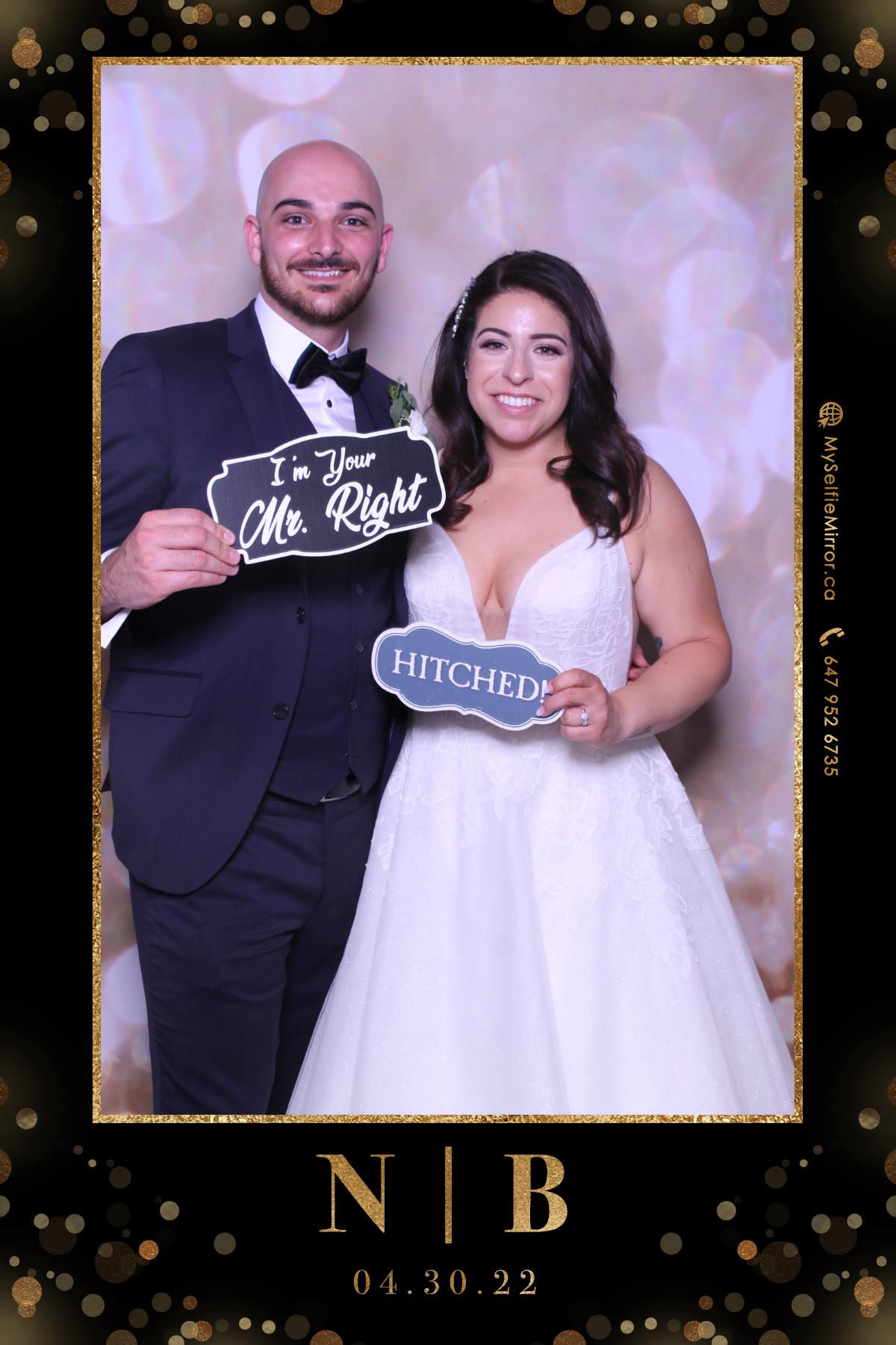 Brian & Nadia  | View more photos from the event at gallery.myselfiemirror.ca/u/romanmyselfiemirrorca/Brian-Nadia