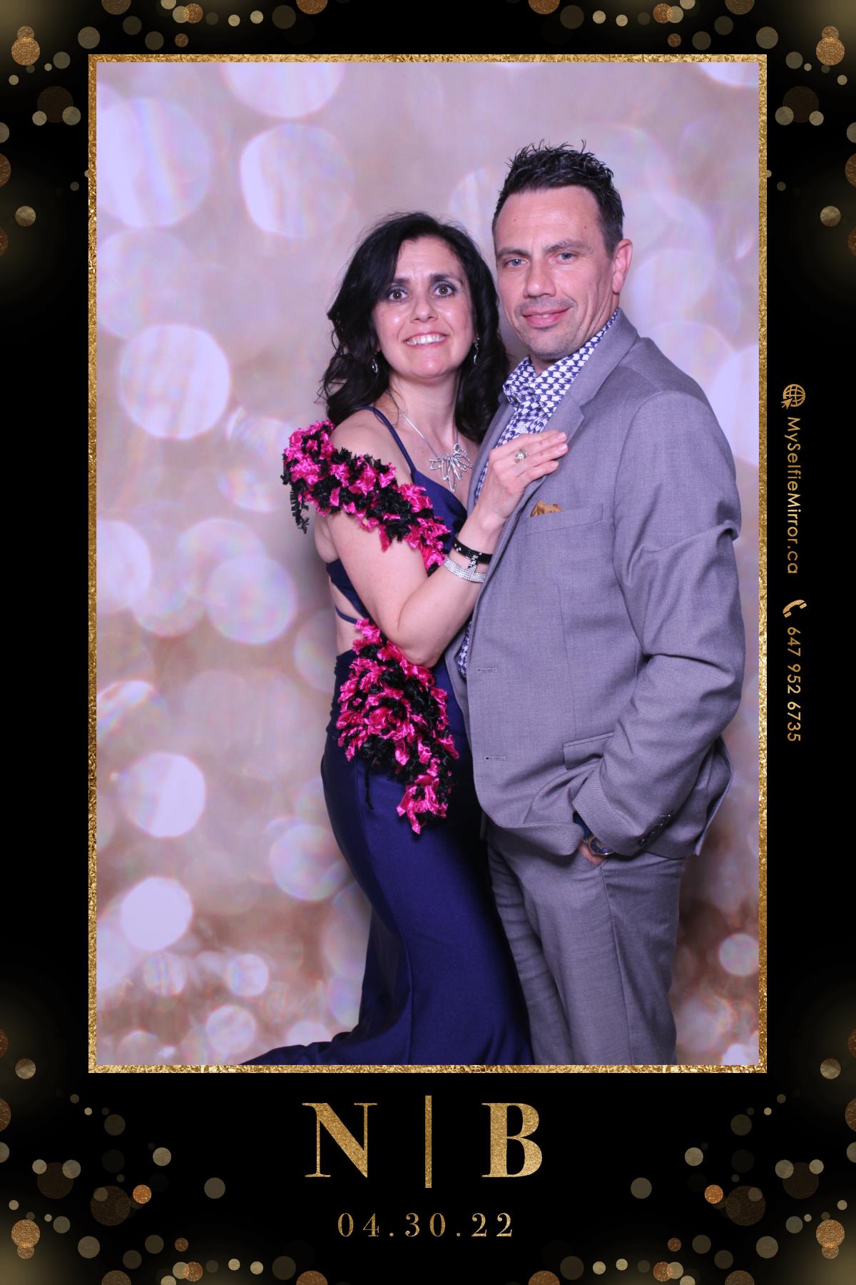 Brian & Nadia  | View more photos from the event at gallery.myselfiemirror.ca/u/romanmyselfiemirrorca/Brian-Nadia