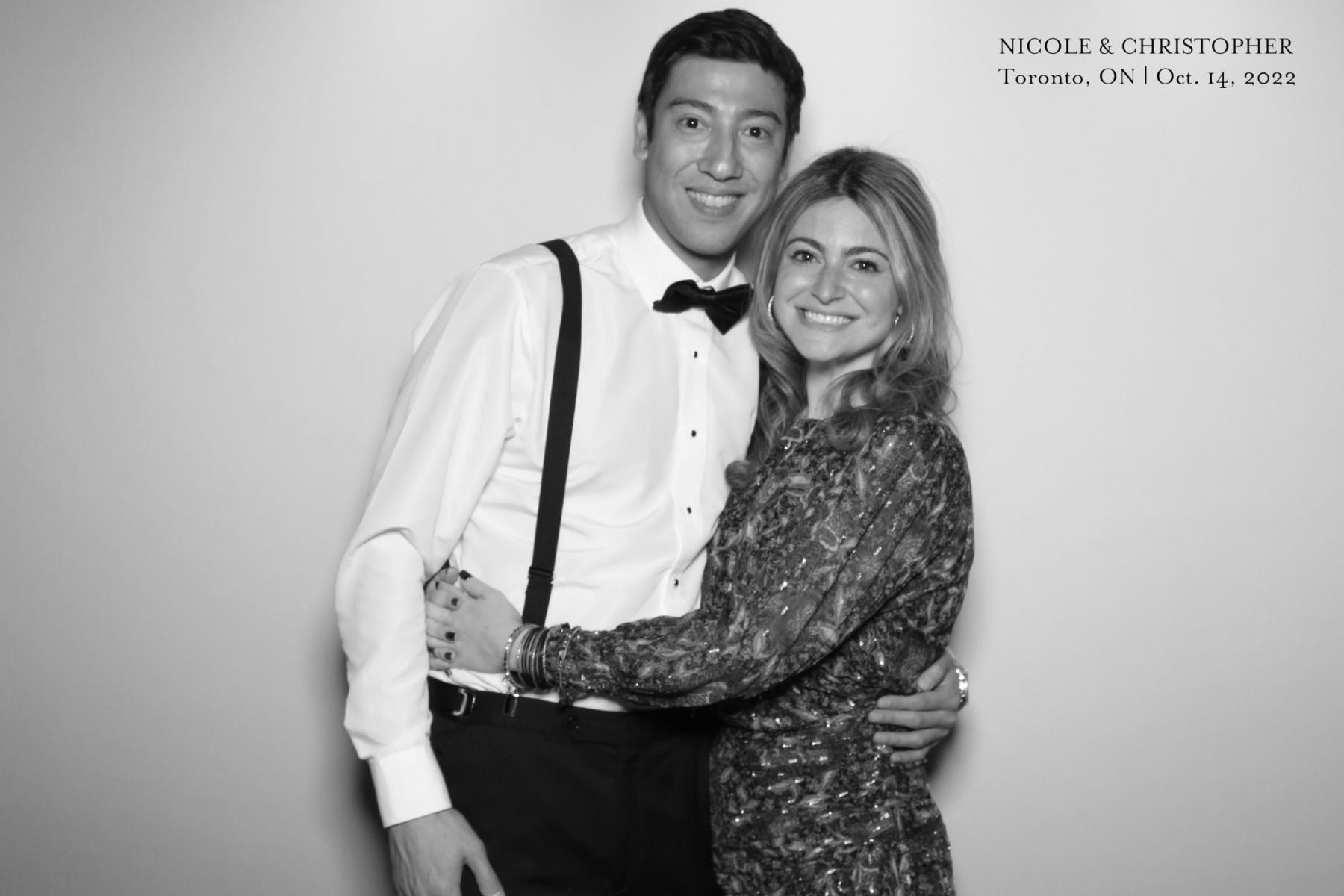 Christopher & Nicole | View more photos from the event at gallery.myselfiemirror.ca/u/romanmyselfiemirrorca/Christopher-Nicole