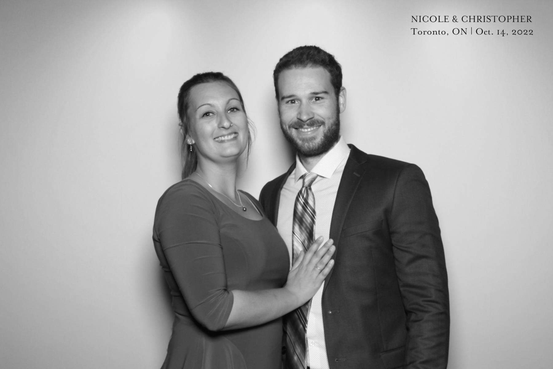 Christopher & Nicole | View more photos from the event at gallery.myselfiemirror.ca/u/romanmyselfiemirrorca/Christopher-Nicole