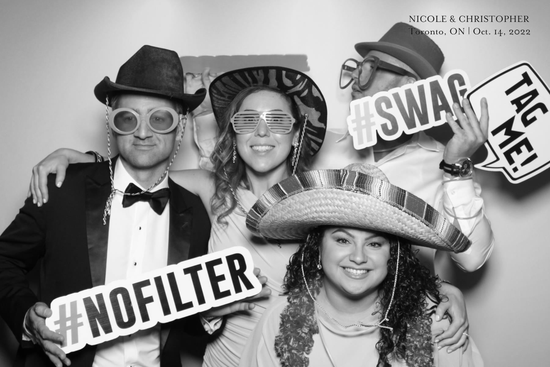 Christopher & Nicole | View more photos from the event at gallery.myselfiemirror.ca/u/romanmyselfiemirrorca/Christopher-Nicole