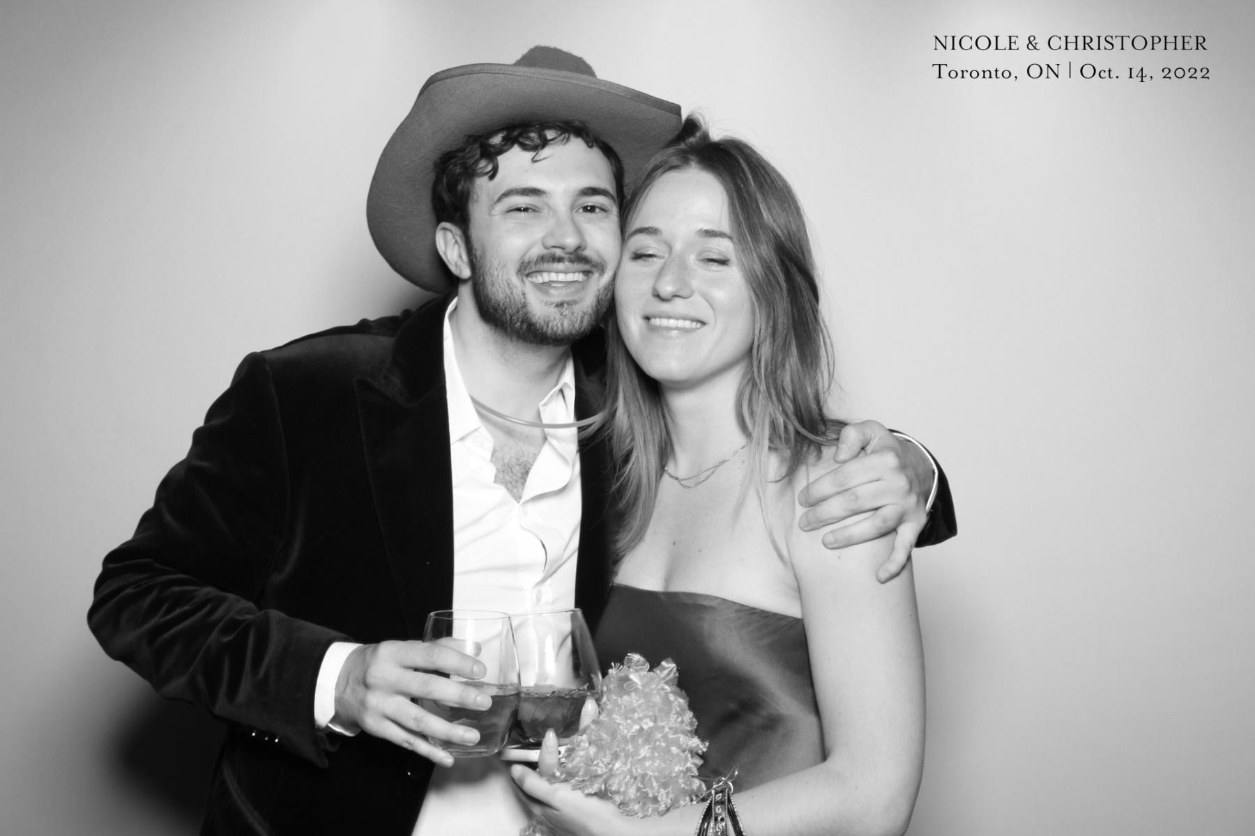 Christopher & Nicole | View more photos from the event at gallery.myselfiemirror.ca/u/romanmyselfiemirrorca/Christopher-Nicole