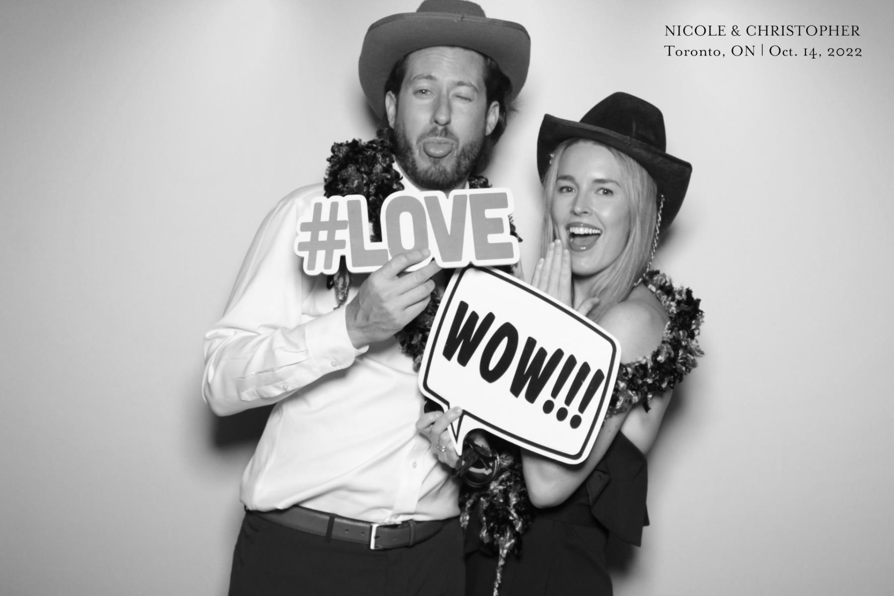 Christopher & Nicole | View more photos from the event at gallery.myselfiemirror.ca/u/romanmyselfiemirrorca/Christopher-Nicole