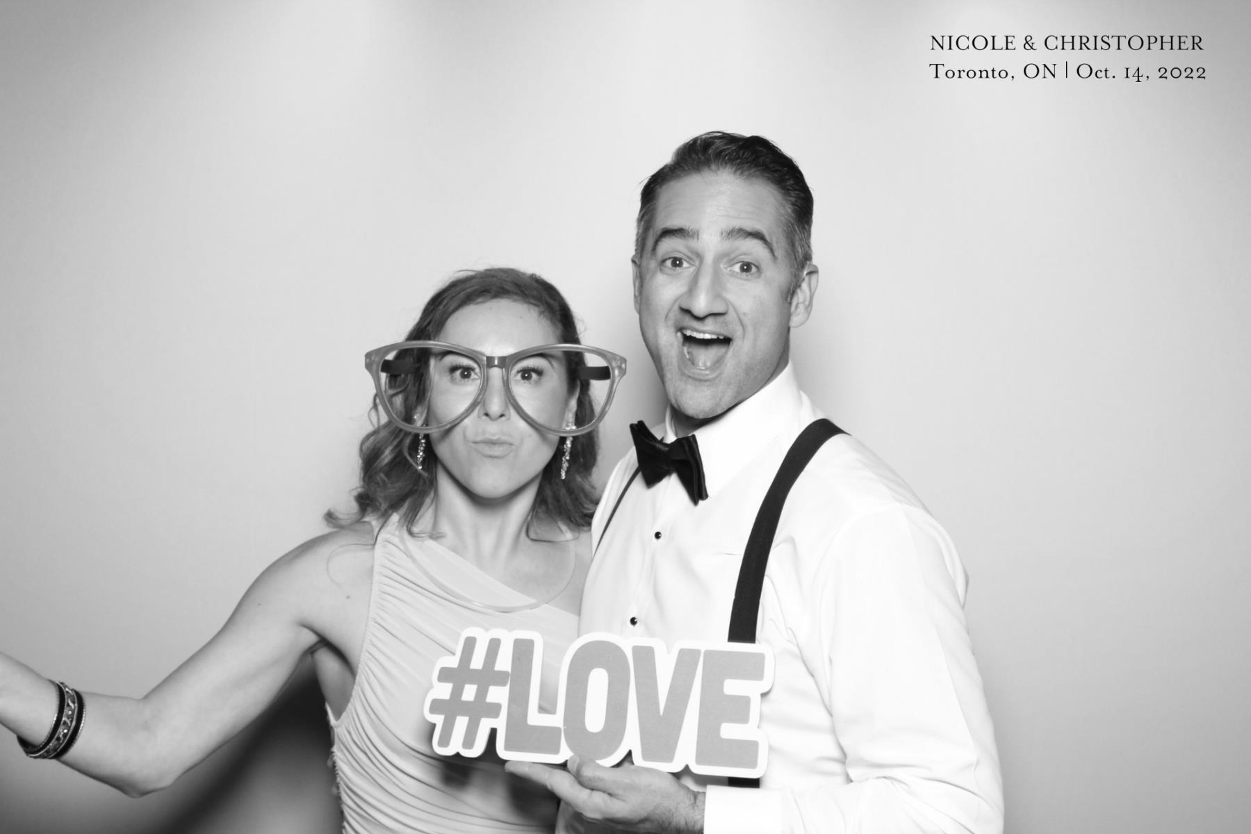 Christopher & Nicole | View more photos from the event at gallery.myselfiemirror.ca/u/romanmyselfiemirrorca/Christopher-Nicole