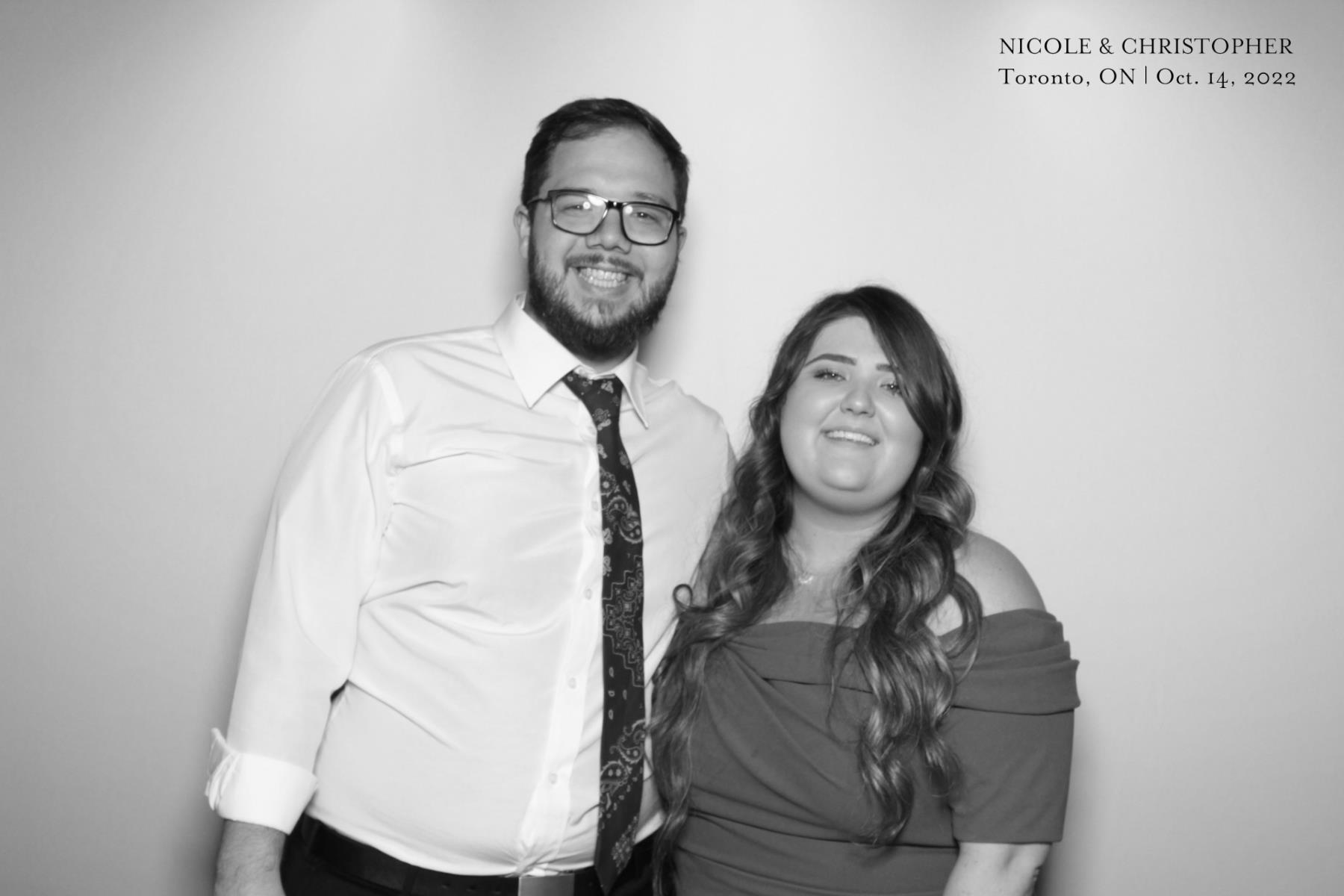 Christopher & Nicole | View more photos from the event at gallery.myselfiemirror.ca/u/romanmyselfiemirrorca/Christopher-Nicole