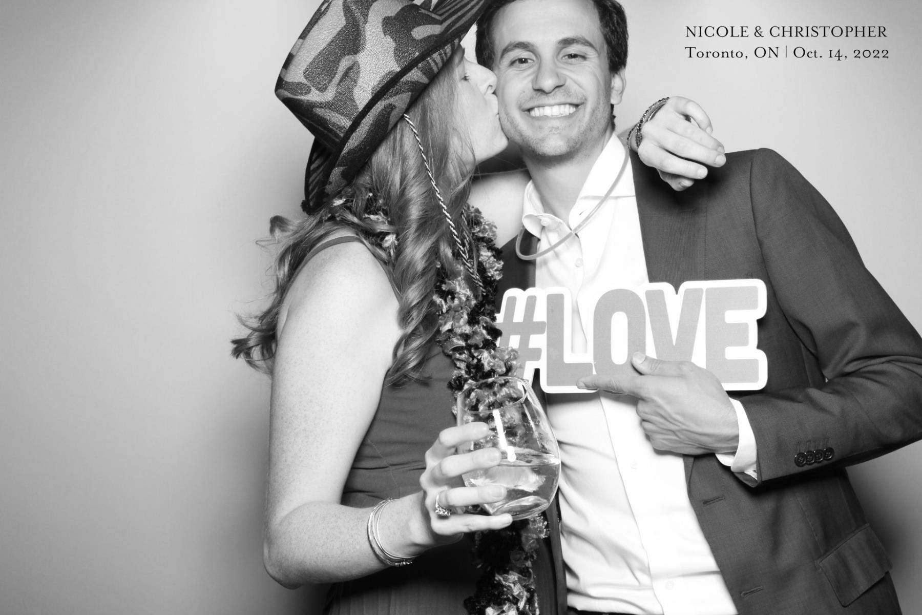 Christopher & Nicole | View more photos from the event at gallery.myselfiemirror.ca/u/romanmyselfiemirrorca/Christopher-Nicole