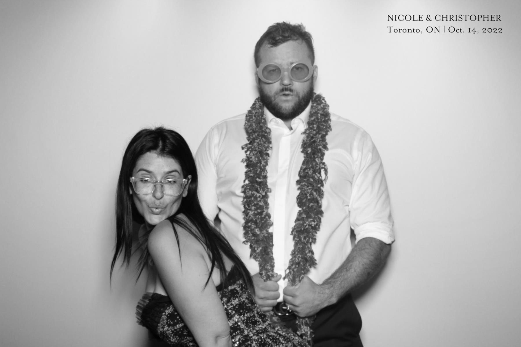 Christopher & Nicole | View more photos from the event at gallery.myselfiemirror.ca/u/romanmyselfiemirrorca/Christopher-Nicole