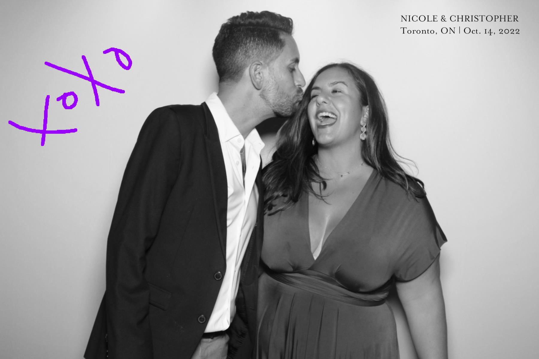 Christopher & Nicole | View more photos from the event at gallery.myselfiemirror.ca/u/romanmyselfiemirrorca/Christopher-Nicole