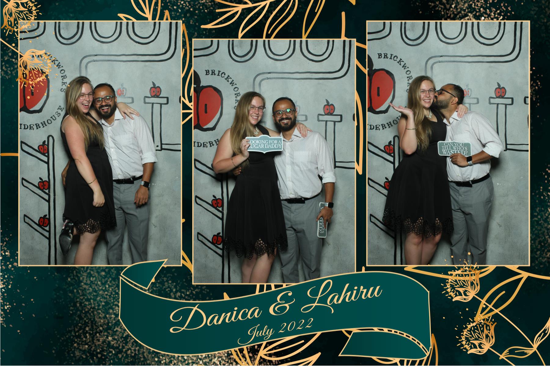 Danica & Lahiru | View more photos from the event at gallery.myselfiemirror.ca/u/romanmyselfiemirrorca/Danica-Lahiru