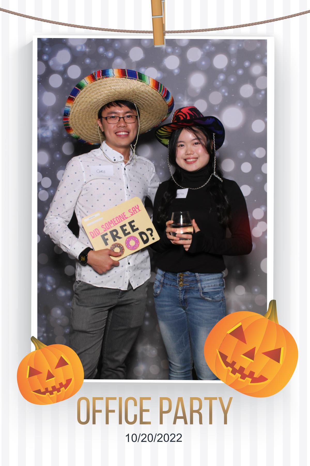 Halloween Office Party | View more photos from the event at gallery.myselfiemirror.ca/u/romanmyselfiemirrorca/Halloween-Office-Party