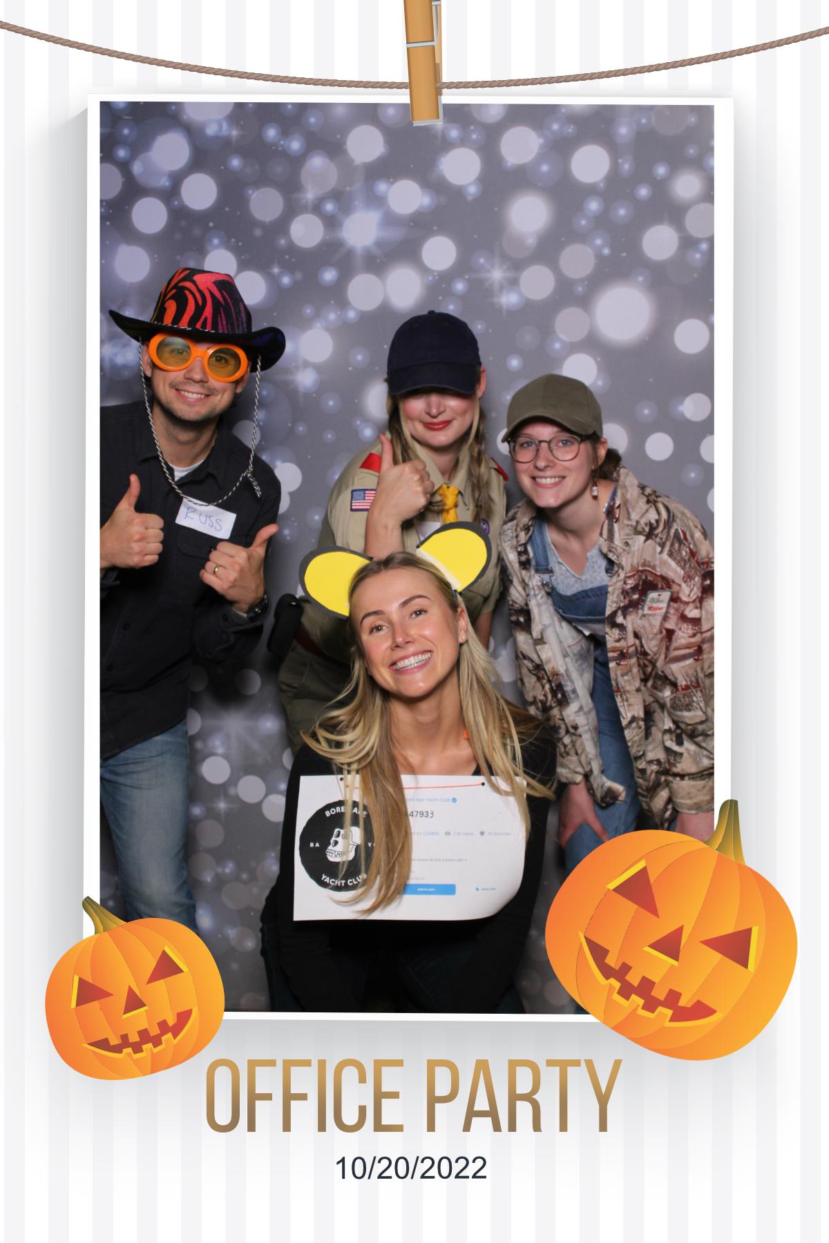 Halloween Office Party | View more photos from the event at gallery.myselfiemirror.ca/u/romanmyselfiemirrorca/Halloween-Office-Party