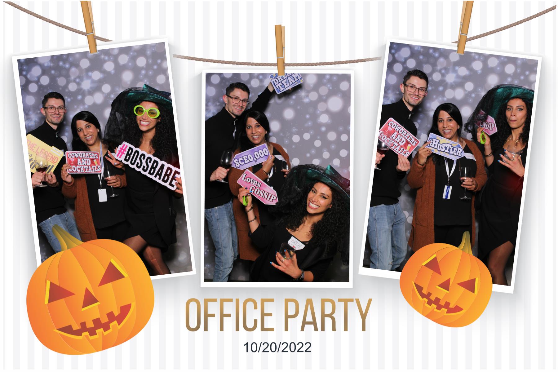 Halloween Office Party | View more photos from the event at gallery.myselfiemirror.ca/u/romanmyselfiemirrorca/Halloween-Office-Party