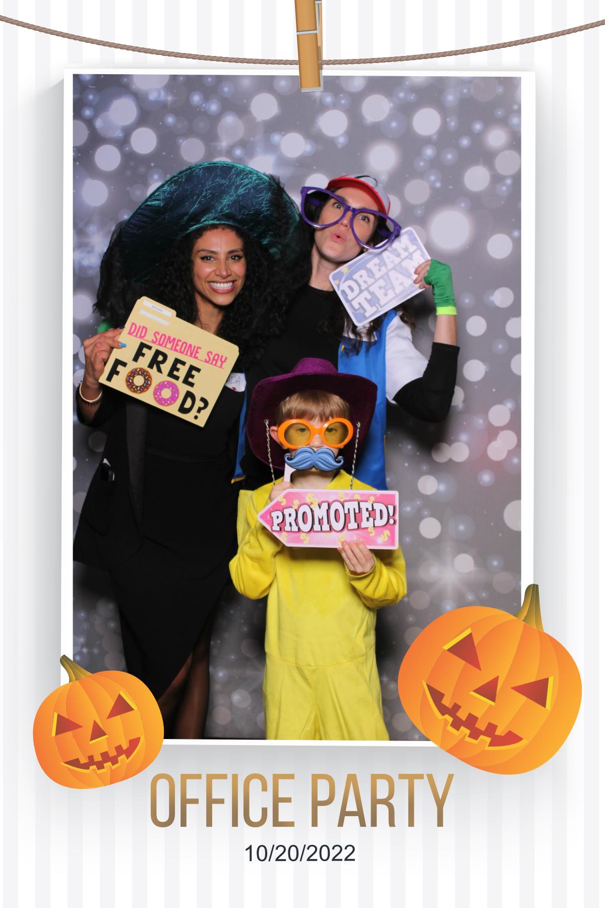 Halloween Office Party | View more photos from the event at gallery.myselfiemirror.ca/u/romanmyselfiemirrorca/Halloween-Office-Party