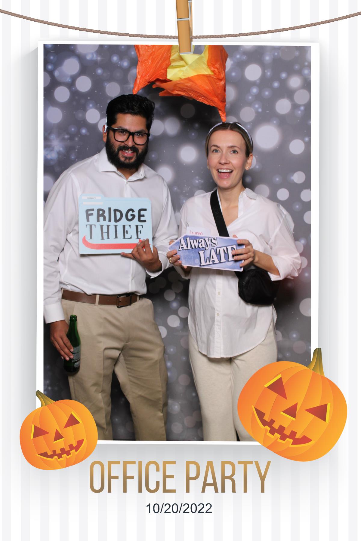 Halloween Office Party | View more photos from the event at gallery.myselfiemirror.ca/u/romanmyselfiemirrorca/Halloween-Office-Party