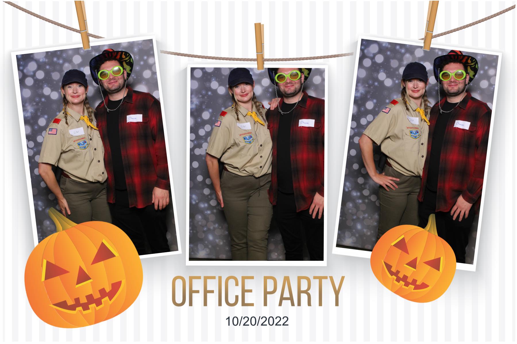 Halloween Office Party | View more photos from the event at gallery.myselfiemirror.ca/u/romanmyselfiemirrorca/Halloween-Office-Party