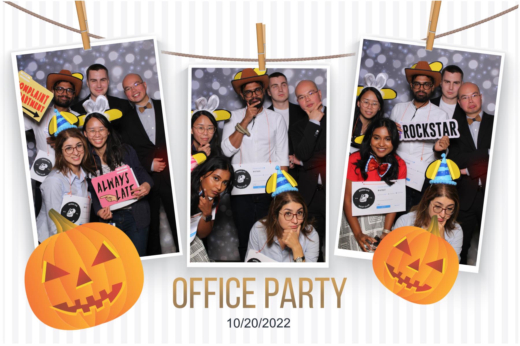 Halloween Office Party | View more photos from the event at gallery.myselfiemirror.ca/u/romanmyselfiemirrorca/Halloween-Office-Party