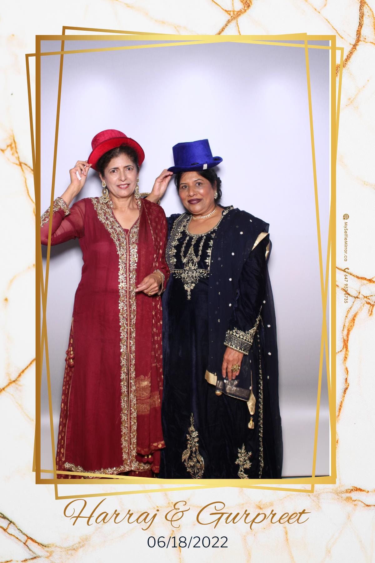 Harraj & Gurpreet | View more photos from the event at gallery.myselfiemirror.ca/u/romanmyselfiemirrorca/Harraj-Gurpreet