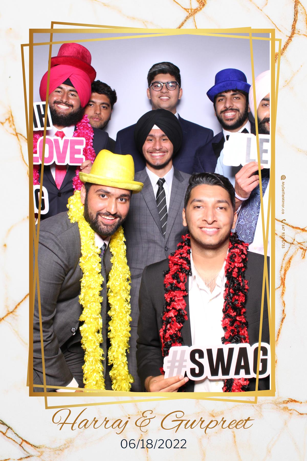 Harraj & Gurpreet | View more photos from the event at gallery.myselfiemirror.ca/u/romanmyselfiemirrorca/Harraj-Gurpreet