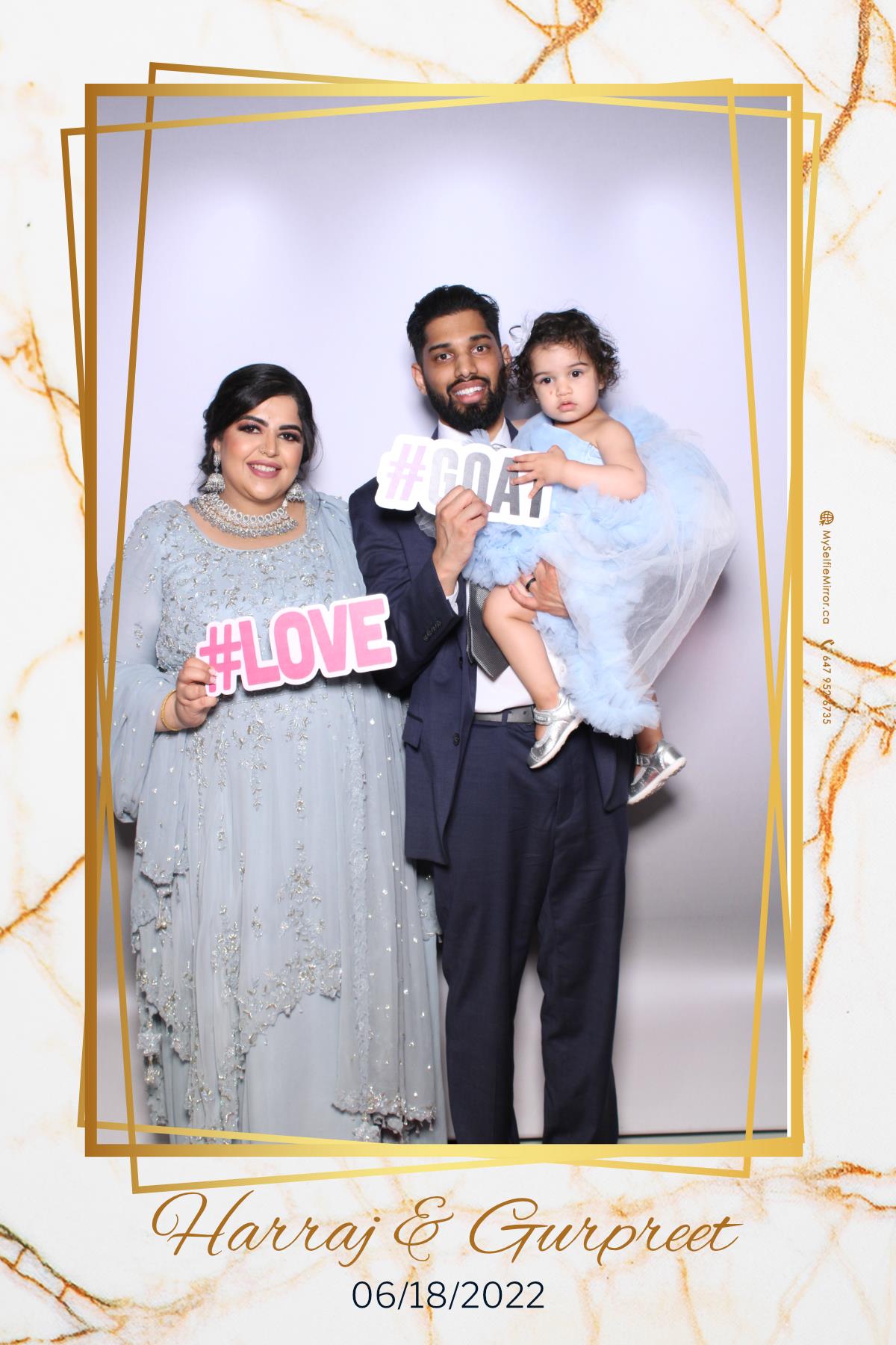 Harraj & Gurpreet | View more photos from the event at gallery.myselfiemirror.ca/u/romanmyselfiemirrorca/Harraj-Gurpreet