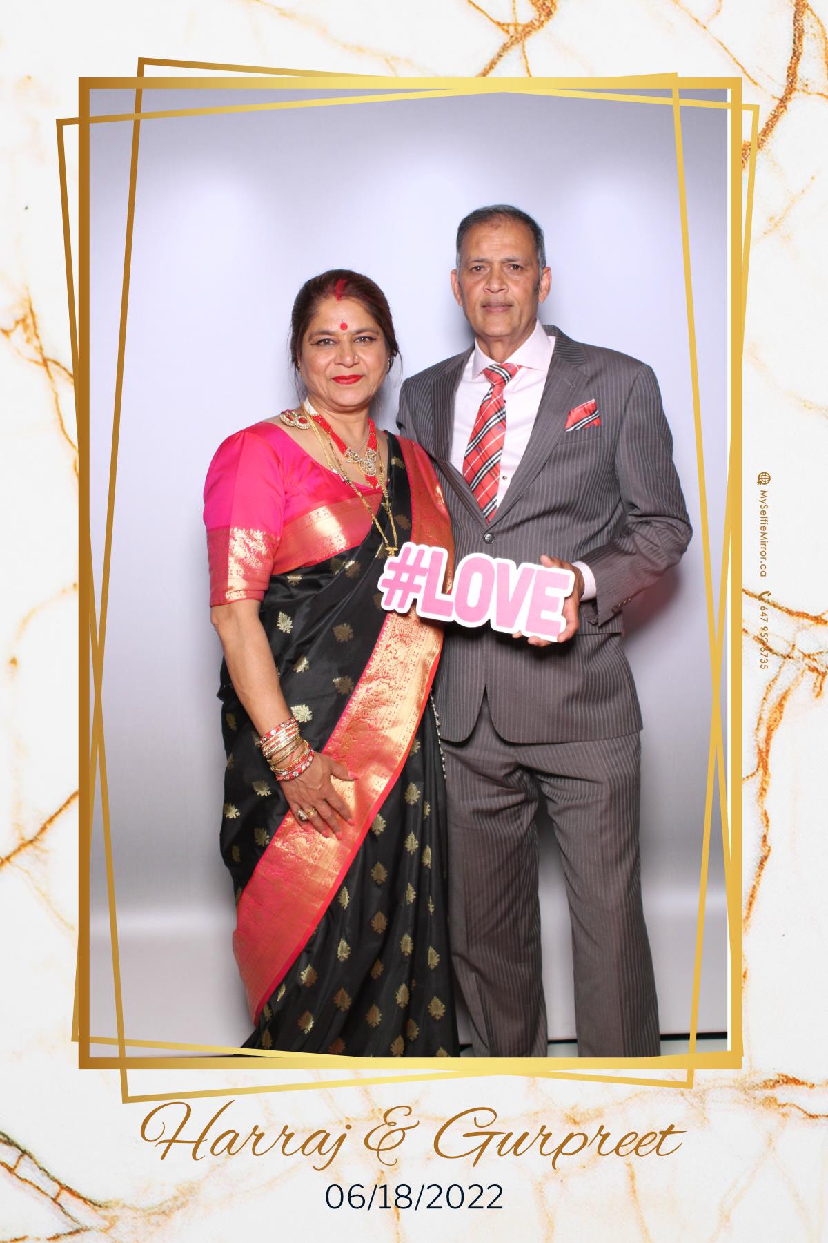 Harraj & Gurpreet | View more photos from the event at gallery.myselfiemirror.ca/u/romanmyselfiemirrorca/Harraj-Gurpreet