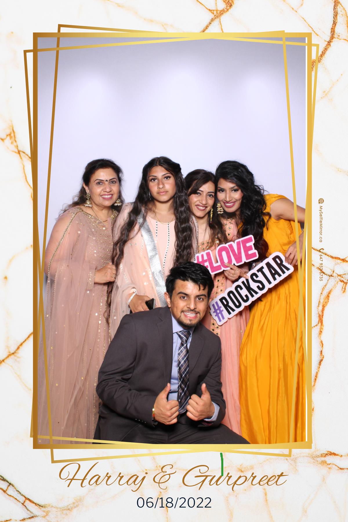 Harraj & Gurpreet | View more photos from the event at gallery.myselfiemirror.ca/u/romanmyselfiemirrorca/Harraj-Gurpreet