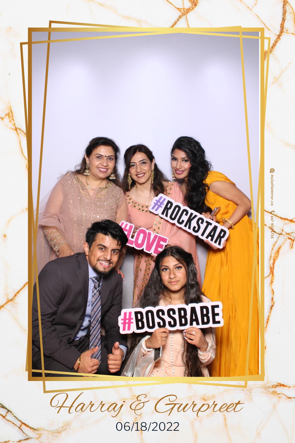 Harraj & Gurpreet | View more photos from the event at gallery.myselfiemirror.ca/u/romanmyselfiemirrorca/Harraj-Gurpreet
