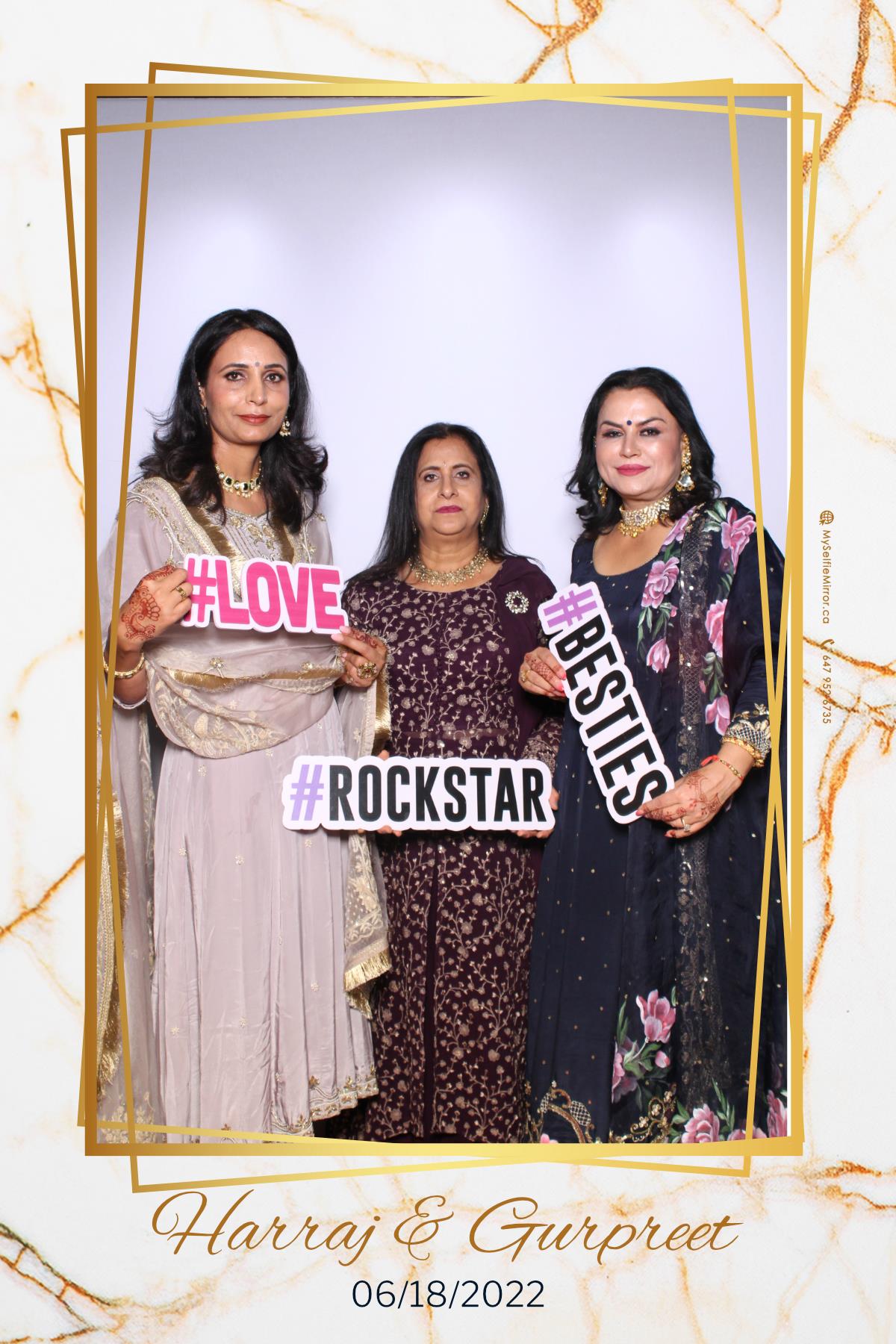 Harraj & Gurpreet | View more photos from the event at gallery.myselfiemirror.ca/u/romanmyselfiemirrorca/Harraj-Gurpreet