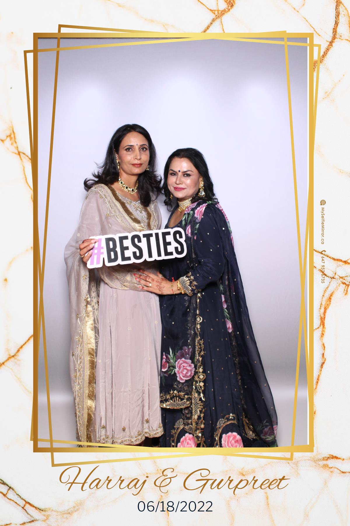 Harraj & Gurpreet | View more photos from the event at gallery.myselfiemirror.ca/u/romanmyselfiemirrorca/Harraj-Gurpreet