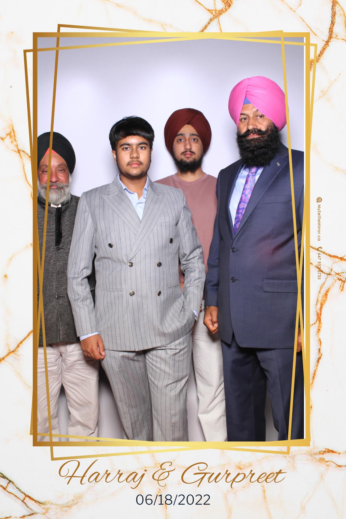 Harraj & Gurpreet | View more photos from the event at gallery.myselfiemirror.ca/u/romanmyselfiemirrorca/Harraj-Gurpreet